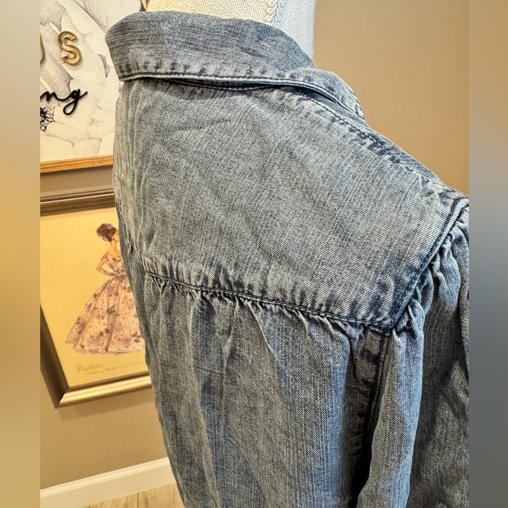 NWT! VELVET HEART Denim Detailed Top - Picture 5 of 8